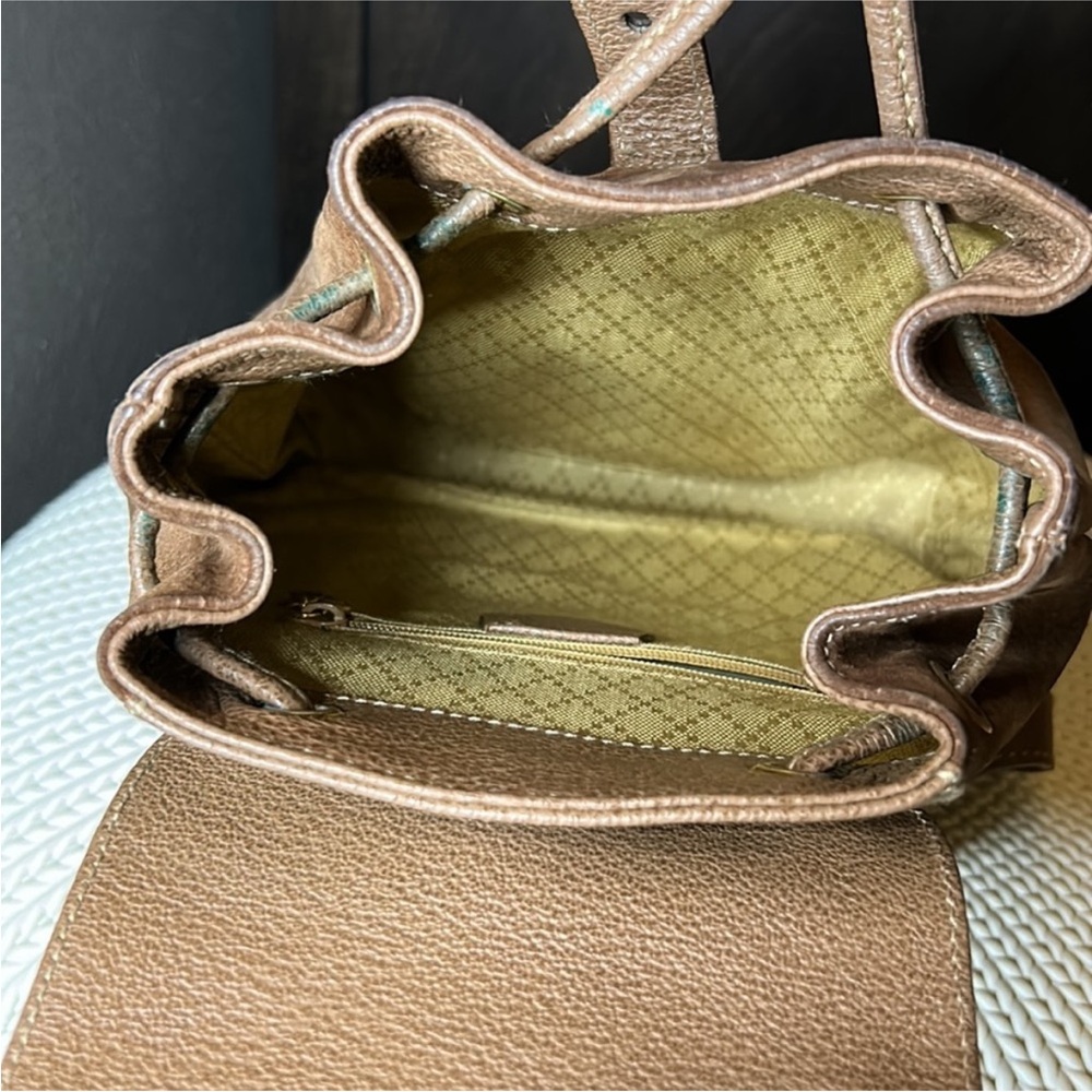 GUCCI Authentic Tan Suede Backpack - image 8